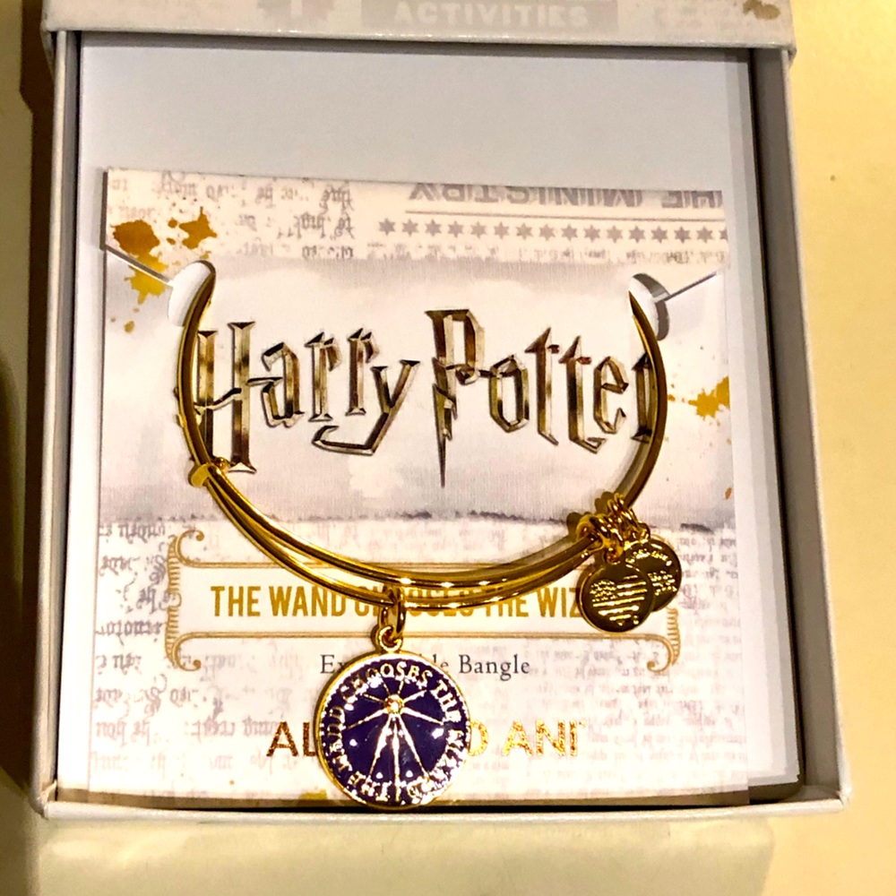 Alex Ani charm bracelet NWT Harry Potter “ Wand”